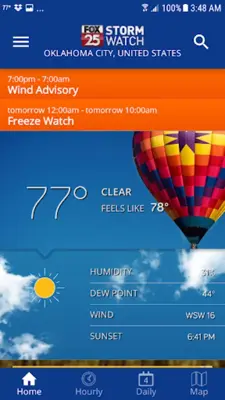 FOX 25 Stormwatch Weather android App screenshot 4